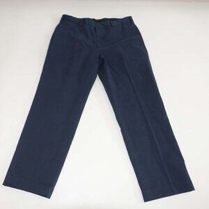 Brooks Brothers Men's Advantage Chino Clark Pants 33 x 28 Navy Blue Khaki